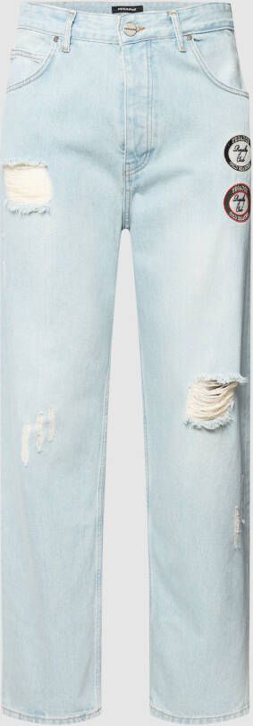 Pegador Jeans met labelpatches
