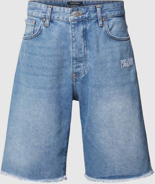 Pegador Korte jeans met labelstitching
