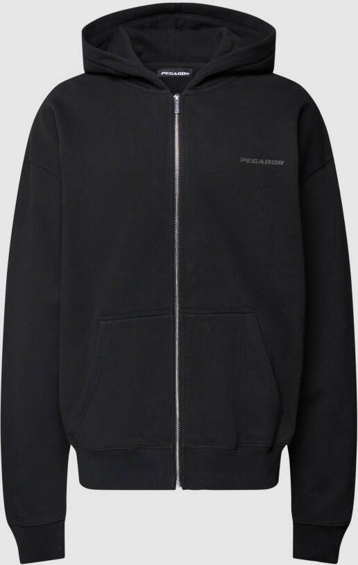 Pegador Oversized sweatjack met labelprints model 'Colne'