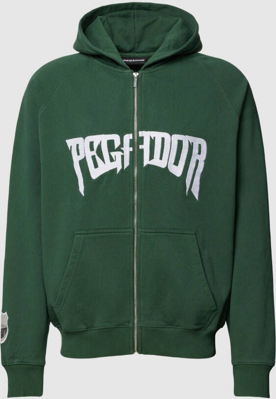 Pegador Oversized sweatjack met labelstitching model 'BANCRO'
