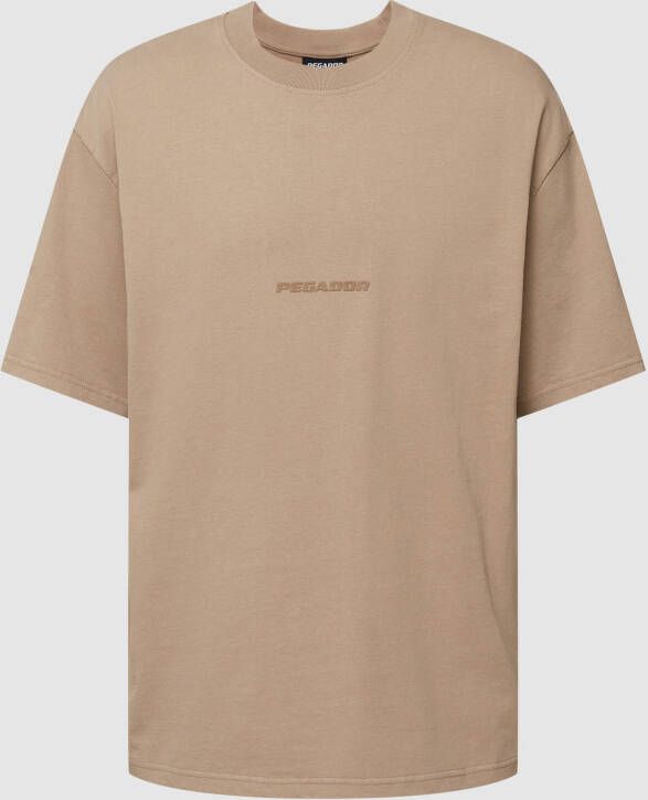 Pegador Oversized T-shirt met labelprint model 'COLNE'