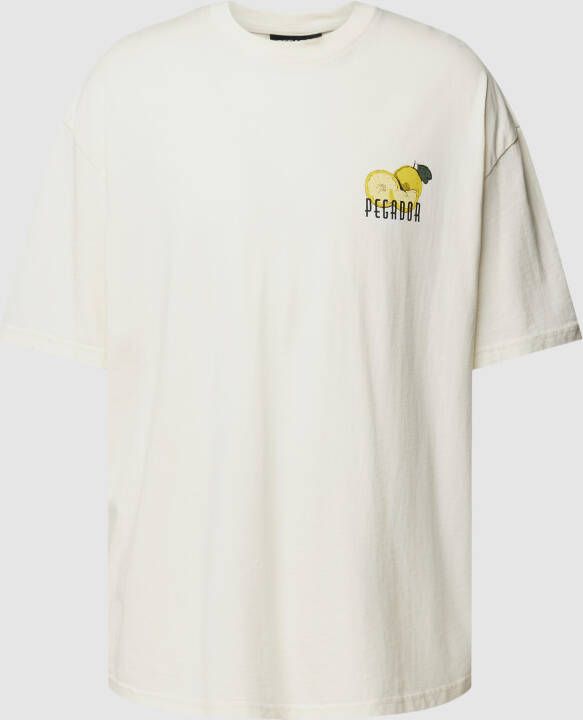 Pegador Oversized T-shirt met labelprint model 'Plaxton'