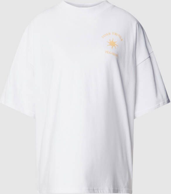 Pegador Oversized T-shirt met labelprint model 'Siena'