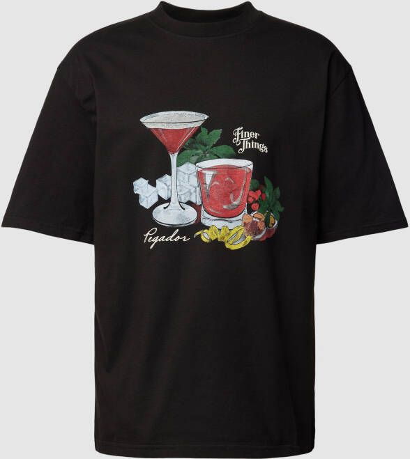 Pegador Oversized T-shirt met motiefprint model 'Shuter'