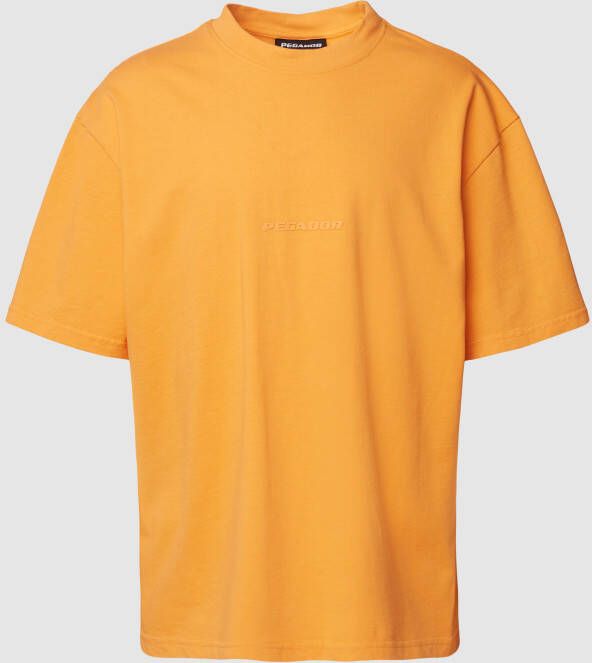 Pegador Oversized T-shirt van katoen met labeldetail model 'Colne'