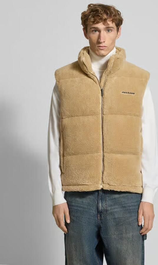 Pegador Landin Teddy Puffer Vest Men Bodywarmers beige Maat XS Kleding - Foto 5