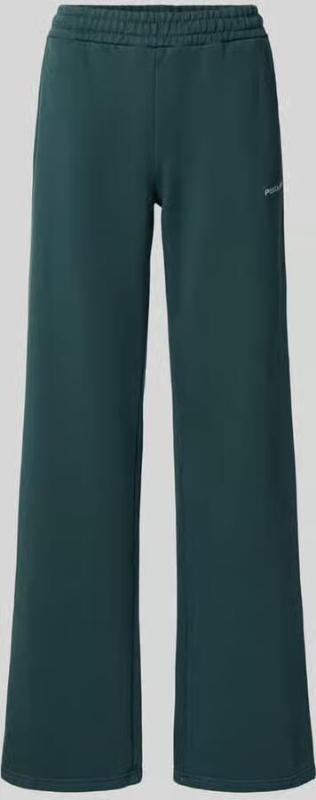 PEGADOR flared fit joggingbroek van katoenmix model 'Anni'