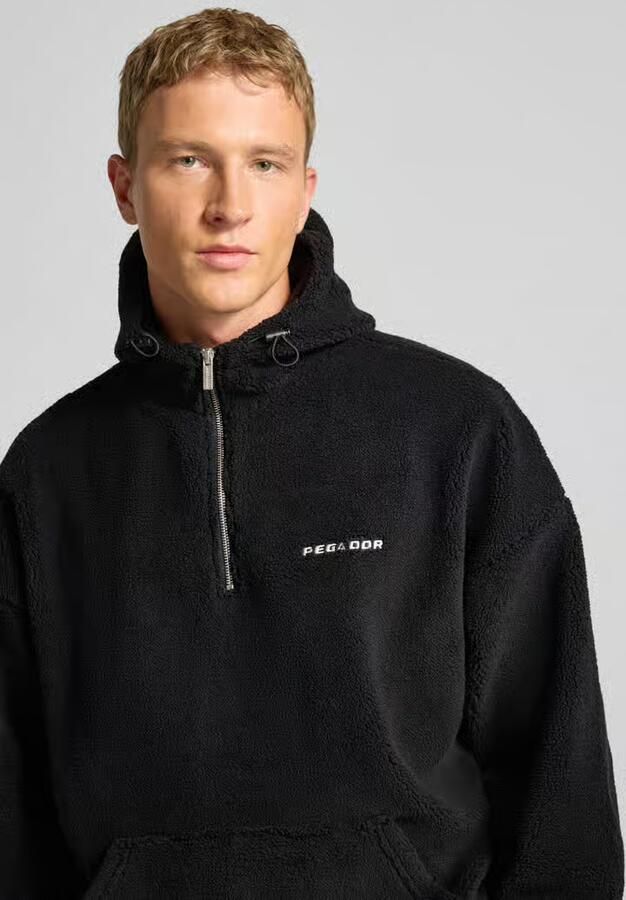 PEGADOR Fleece pullover met ritssluiting model 'Olten'