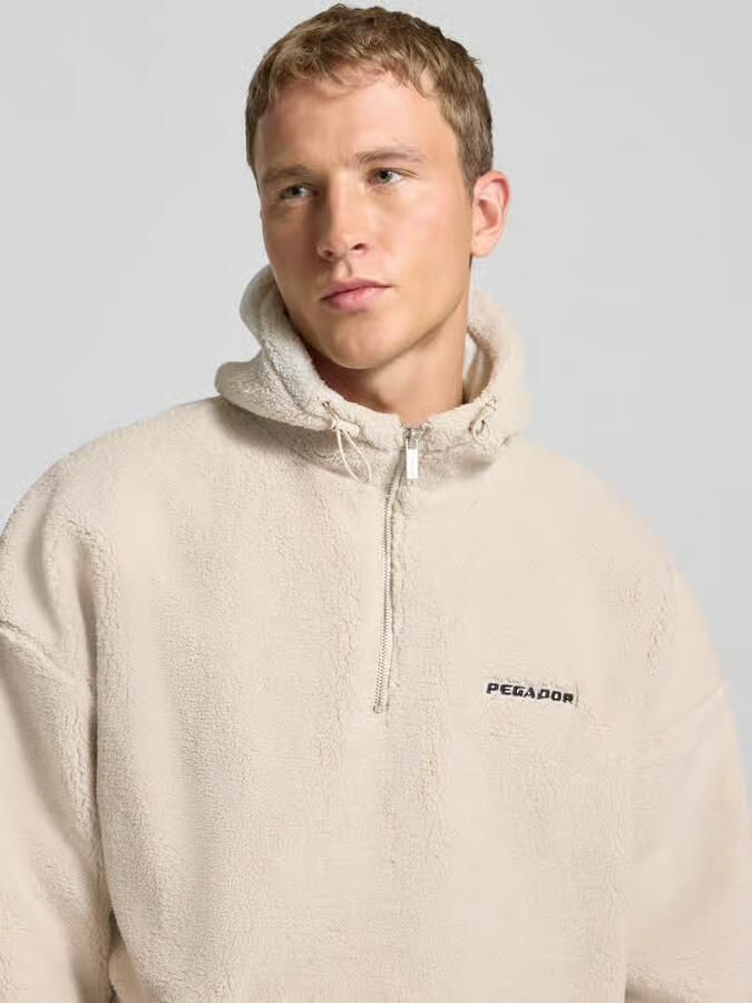 PEGADOR Fleece pullover met ritssluiting model 'Olten'