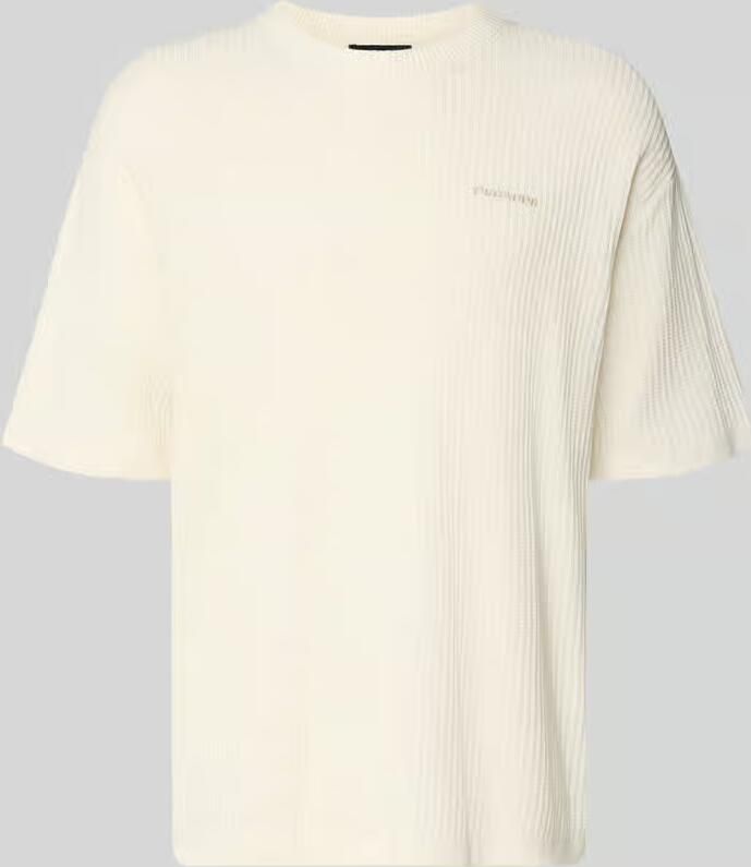 PEGADOR Gebreid shirt met structuurpatroon en labelstitching - Foto 2