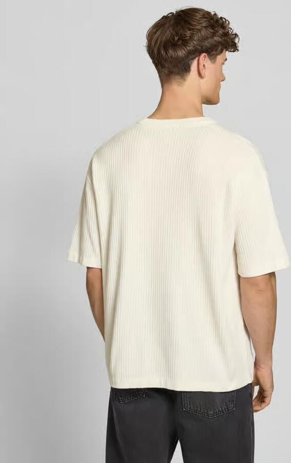 PEGADOR Gebreid shirt met structuurpatroon en labelstitching - Foto 3