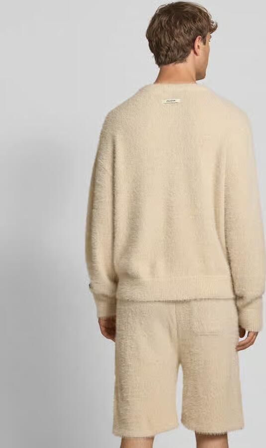 PEGADOR Gebreide pullover met labelpatch model 'Watson'