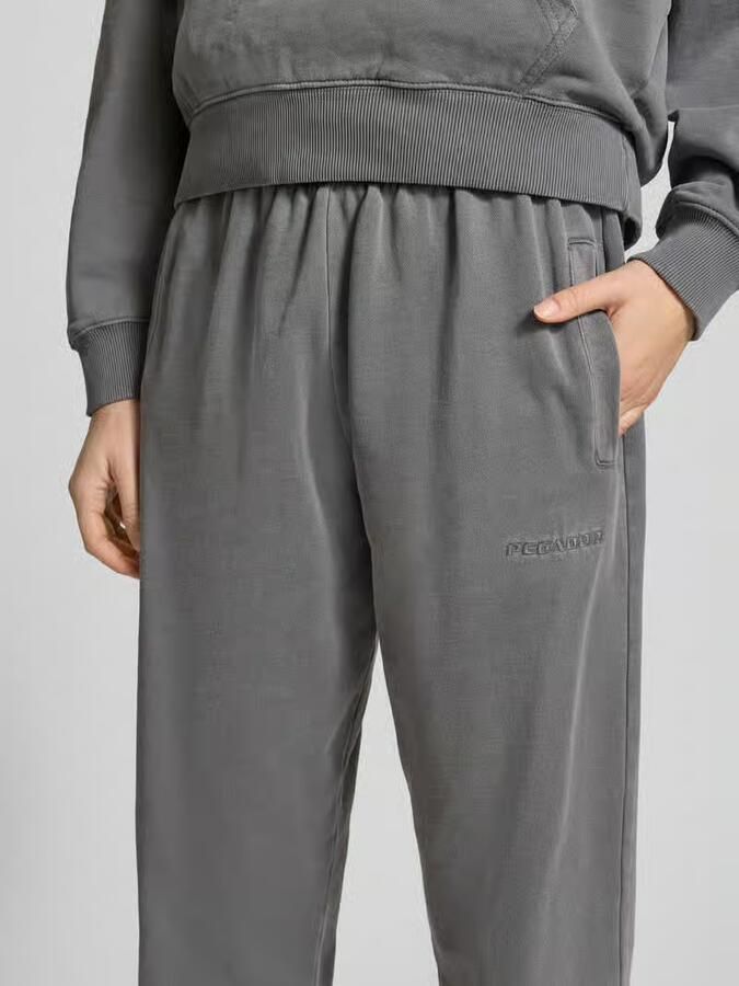 Pegador VILLA HIGH WAISTED SWEAT PANTS Women Trainingsbroeken grijs Maat XS Kleding