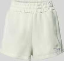 PEGADOR High waist sweatshorts met gestikt logo model 'WILUNA'