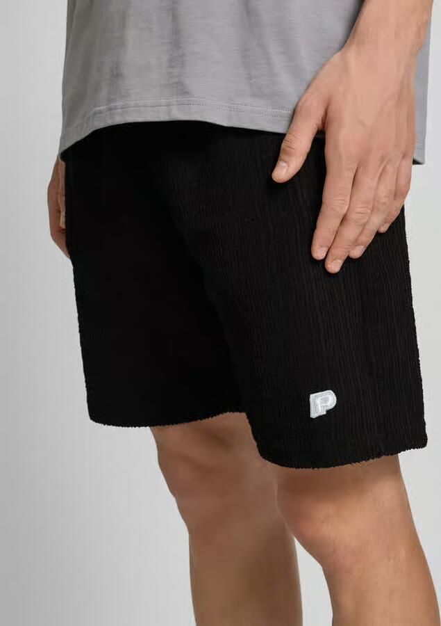 Pegador Regular fit sweatshorts met labelstitching model 'LIBCO'