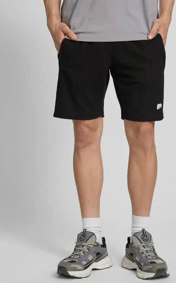 Pegador Regular fit sweatshorts met labelstitching model 'LIBCO' - Foto 4