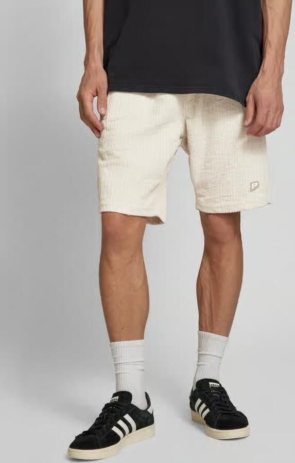 Pegador Regular fit sweatshorts met labeldetail model 'LIBCO' - Foto 2