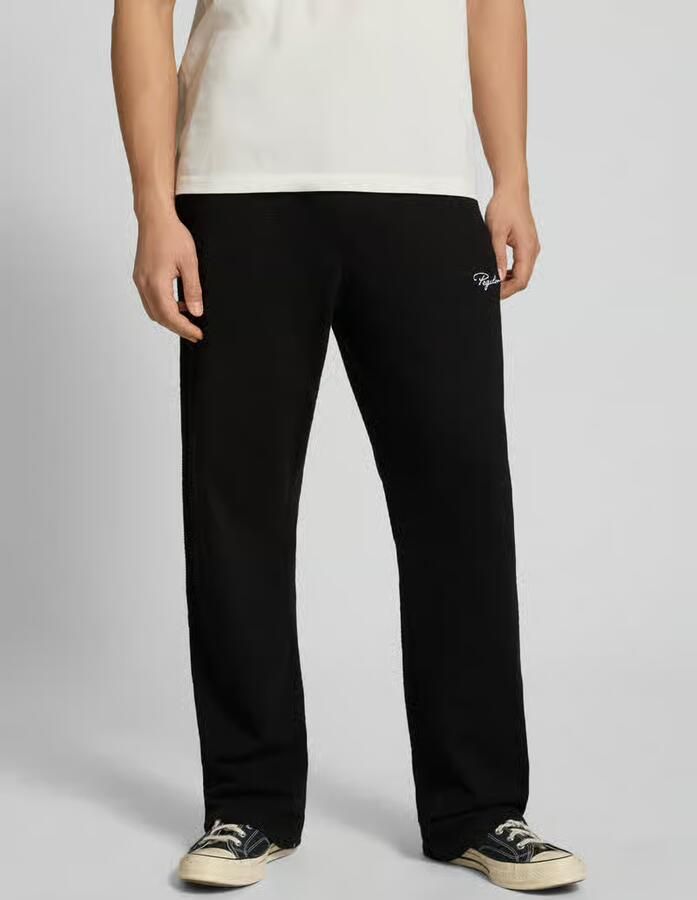 PEGADOR Loose fit sweatbroek met logo-stitching model 'Signar' - Foto 2