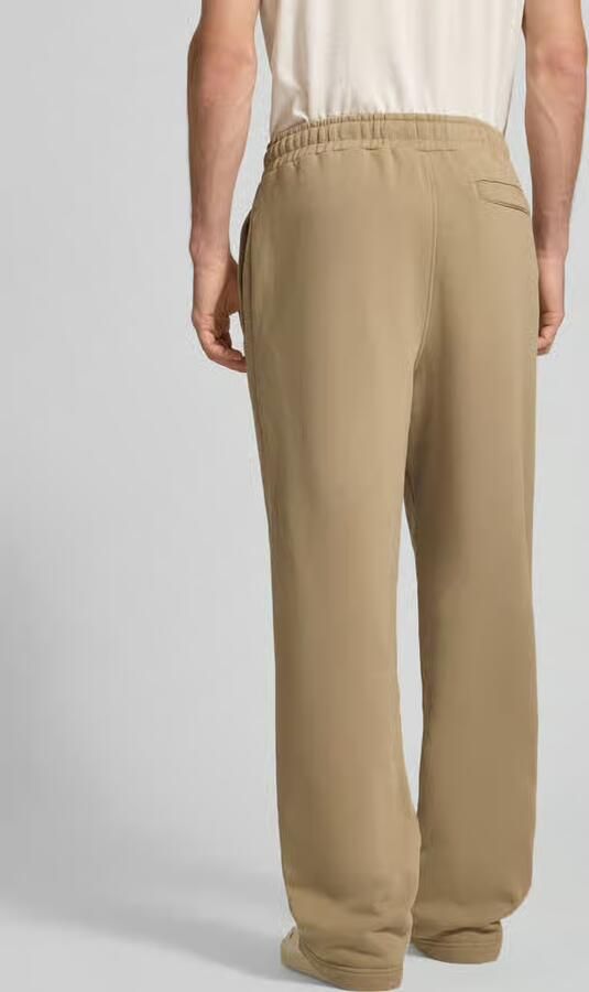 PEGADOR Loose fit sweatpants van katoenmix met labeldetail - Foto 3
