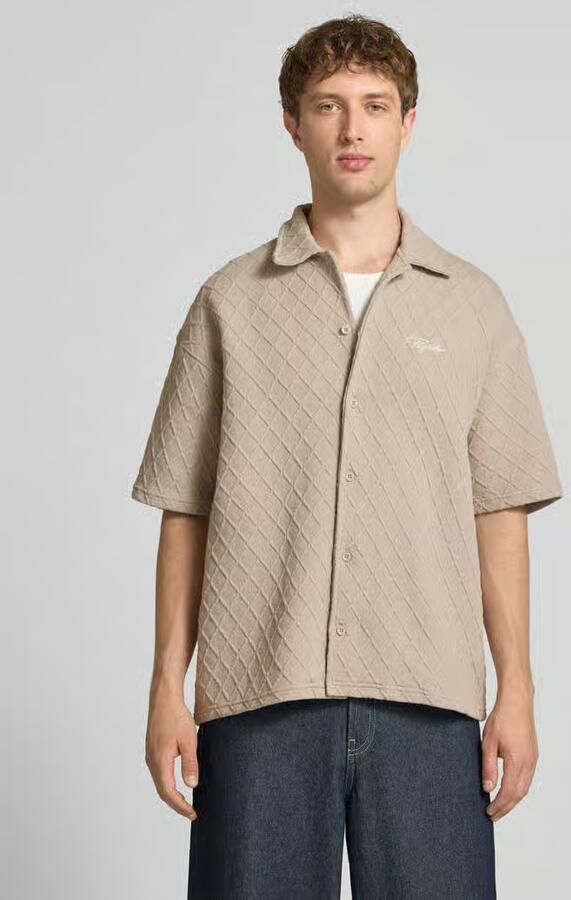 PEGADOR modern fit vrijetijdsoverhemd met gestikt logo model 'Jovren' - Foto 3