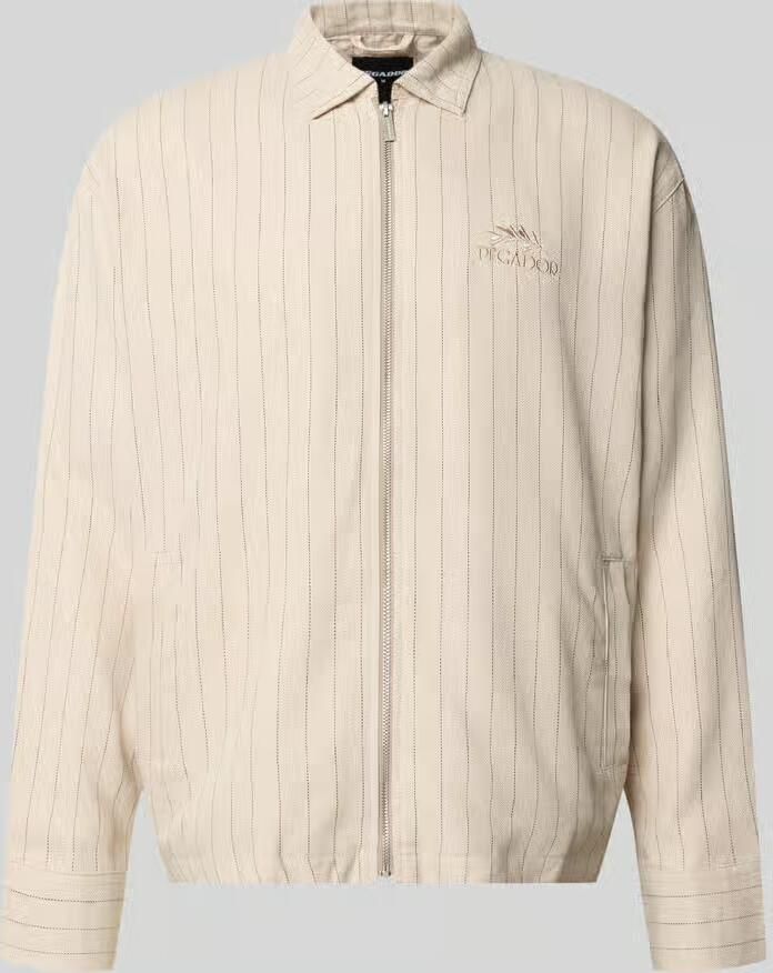 PEGADOR Overshirt van viscosemix met gestikt logo model 'Sistelo' - Foto 2