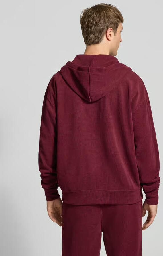 PEGADOR oversized fit sweatjack met labeldetail model 'Mezzano' - Foto 2