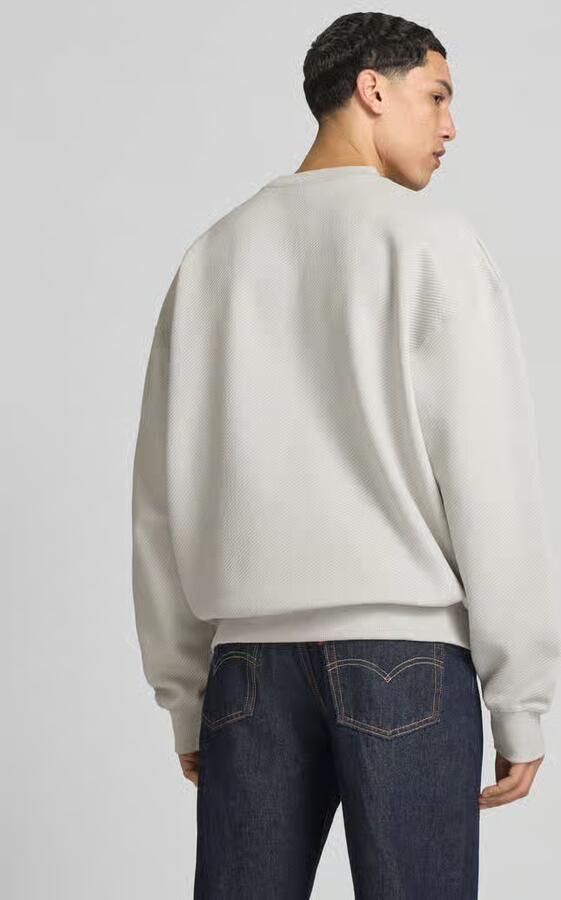 PEGADOR Oversized fit sweatshirt met logo-stitching model 'Tate' - Foto 3