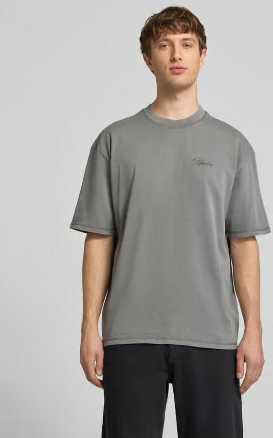 PEGADOR oversized fit T-shirt met gestikt logo - Foto 3