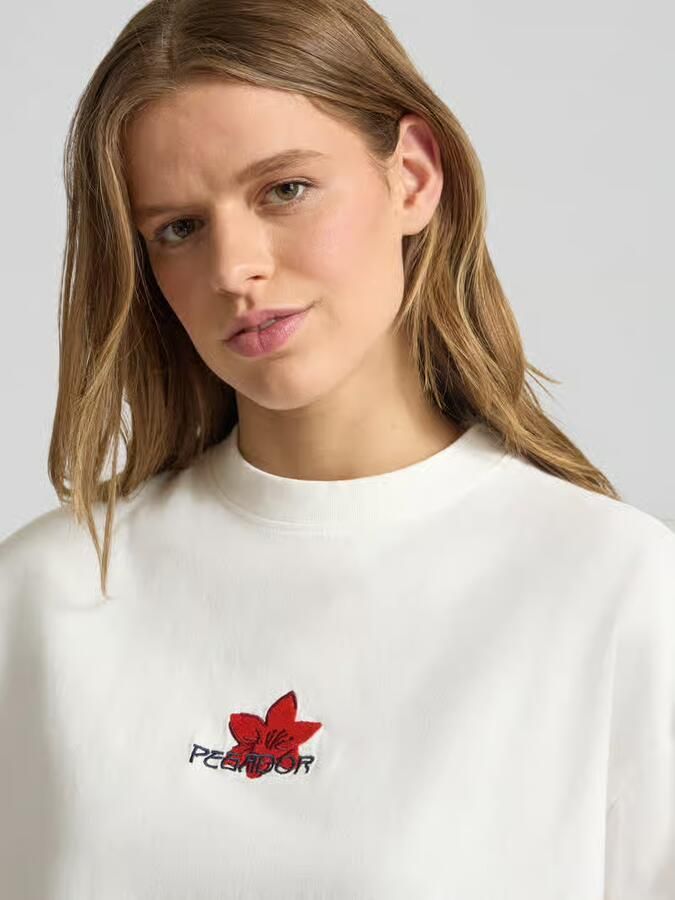 PEGADOR Oversized vrijetijdsoverhemd met labelstitching model 'Soglio' - Foto 8