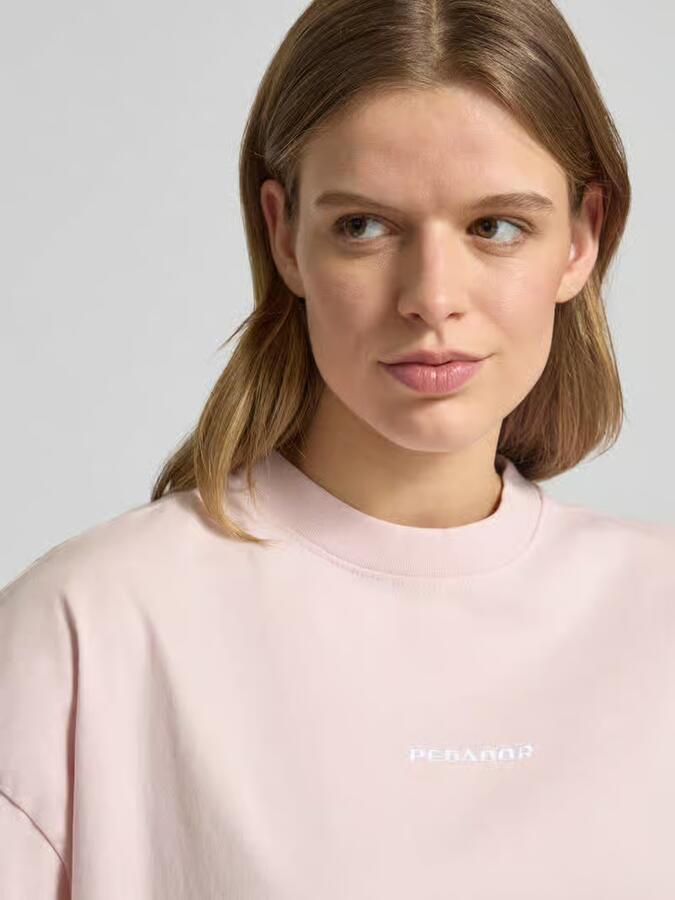 PEGADOR oversized fit t-shirt met labelstitching model 'BRACY' - Foto 2