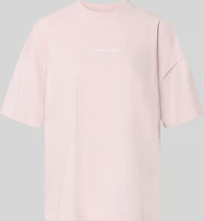PEGADOR oversized fit t-shirt met labelstitching model 'BRACY' - Foto 4