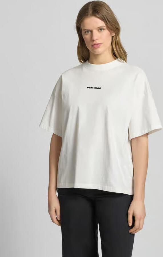 PEGADOR Oversized vrijetijdsoverhemd met labelstitching model 'Soglio' - Foto 15