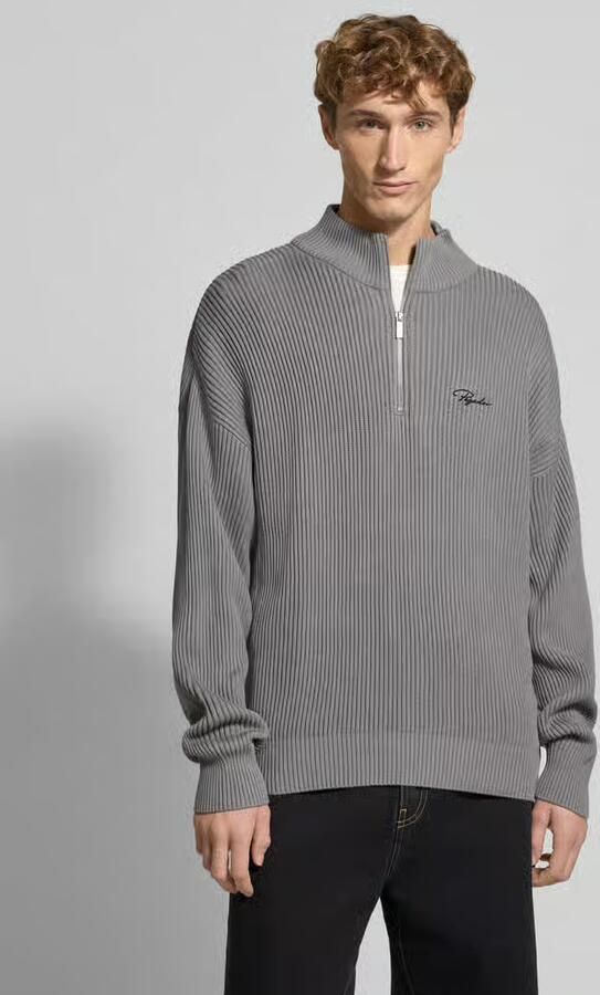 Pegador Oversized gebreide pullover met labelstitching - Foto 2