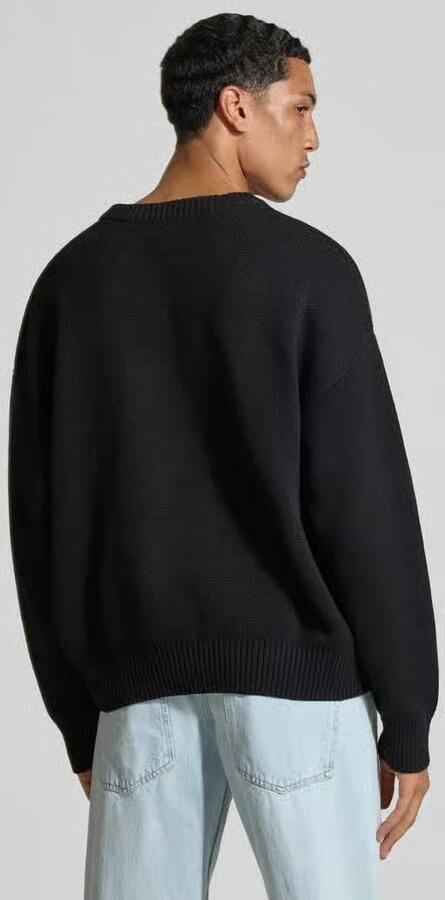 Pegador Oversized gebreide pullover met labelstitching
