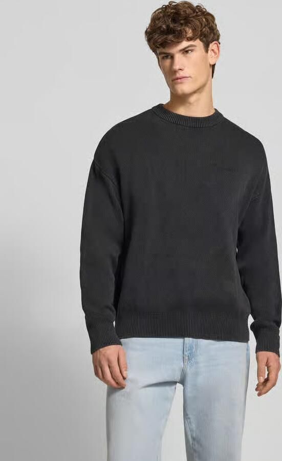 Pegador Oversized gebreide pullover met logo en ronde hals - Foto 2