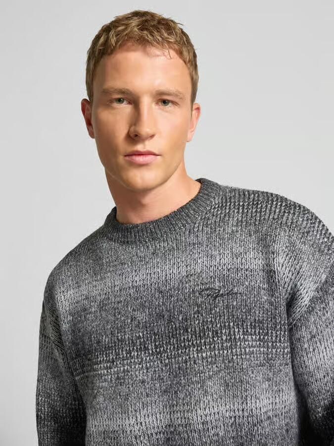 PEGADOR Oversized gebreide pullover met ribboorden