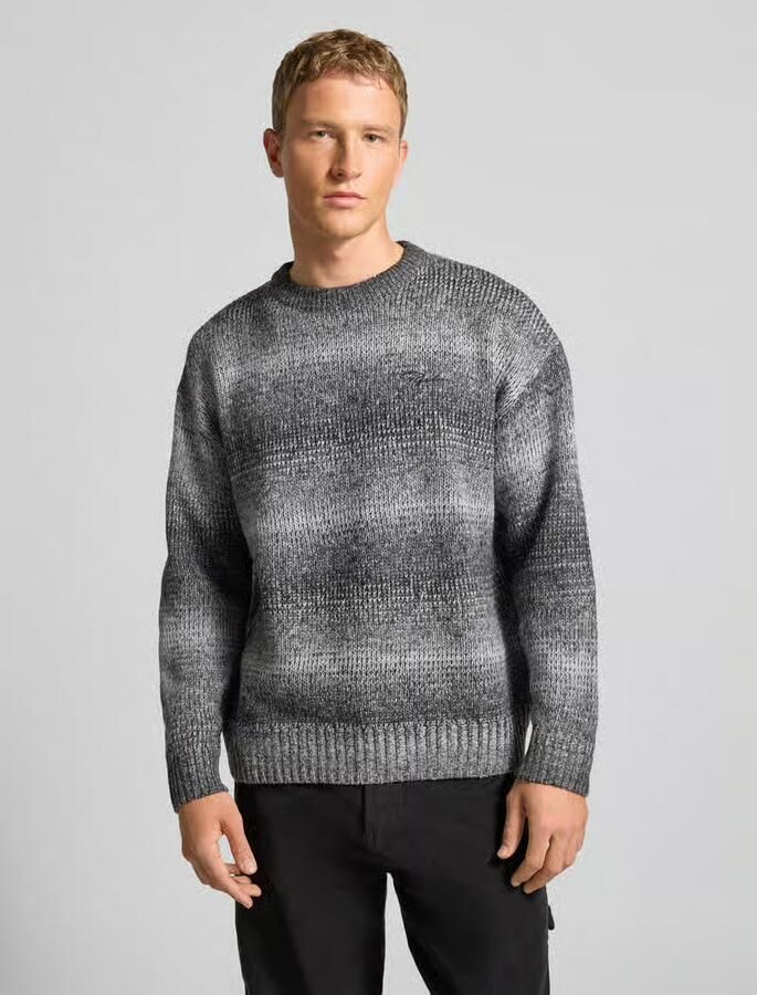 PEGADOR Oversized gebreide pullover met ribboorden - Foto 3