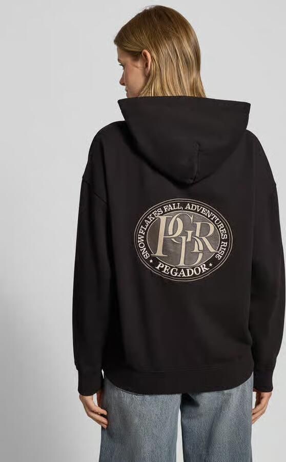 PEGADOR Oversized hoodie met kangoeroezak model 'AVERSA'