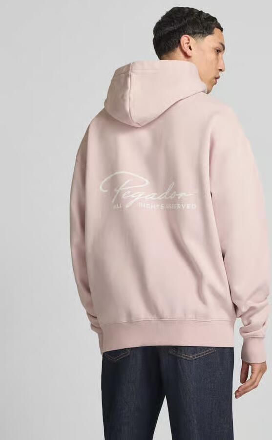 PEGADOR oversized fit t-shirt met labelstitching model 'BRACY' - Foto 8