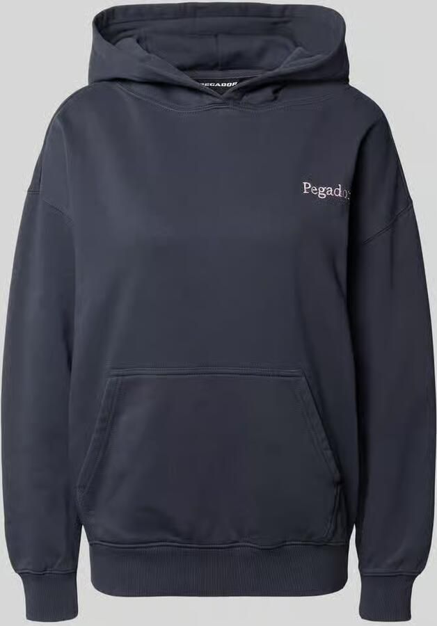 PEGADOR Oversized vrijetijdsoverhemd met labelstitching model 'Soglio' - Foto 2