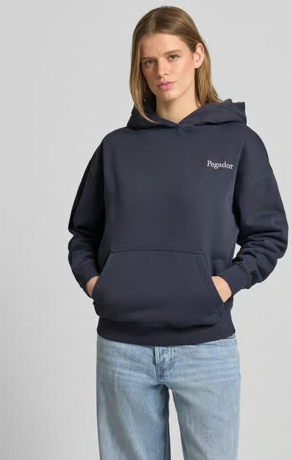 PEGADOR Oversized vrijetijdsoverhemd met labelstitching model 'Soglio' - Foto 16