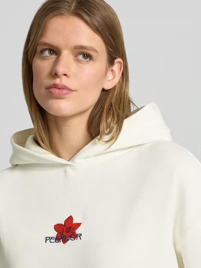 PEGADOR Oversized hoodie met label-stitching model 'MODRA' - Foto 2