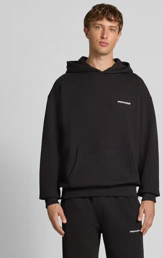 Pegador Oversized hoodie met logostitching en kangoeroezak - Foto 2