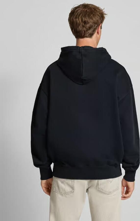 PEGADOR Oversized hoodie met logostitching en kangoeroezak
