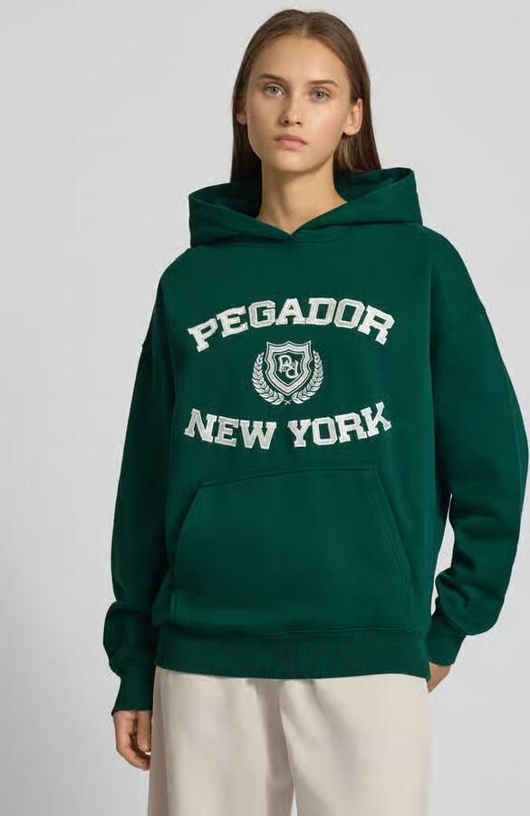 Pegador Oversized hoodie met logostitching model 'Frieda' - Foto 2