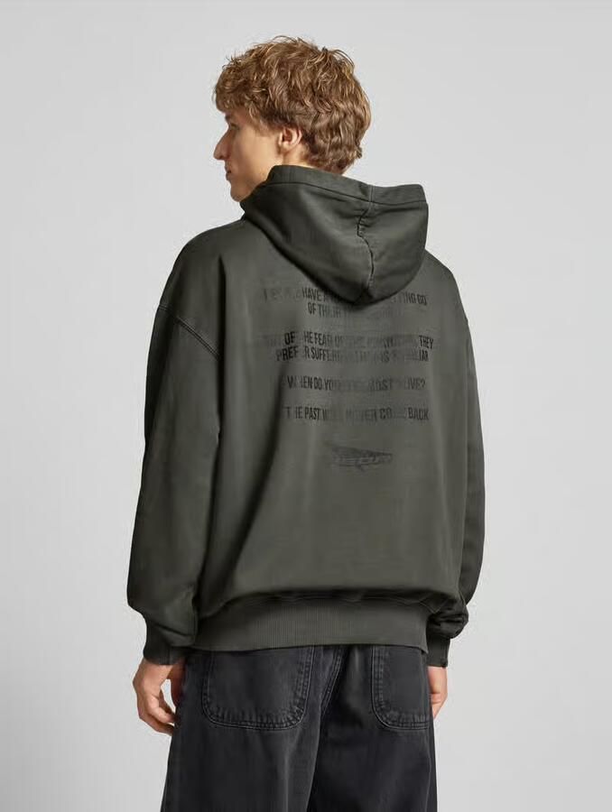 PEGADOR Oversized HOODIE van Katoenmix Model 'DUBOSE'