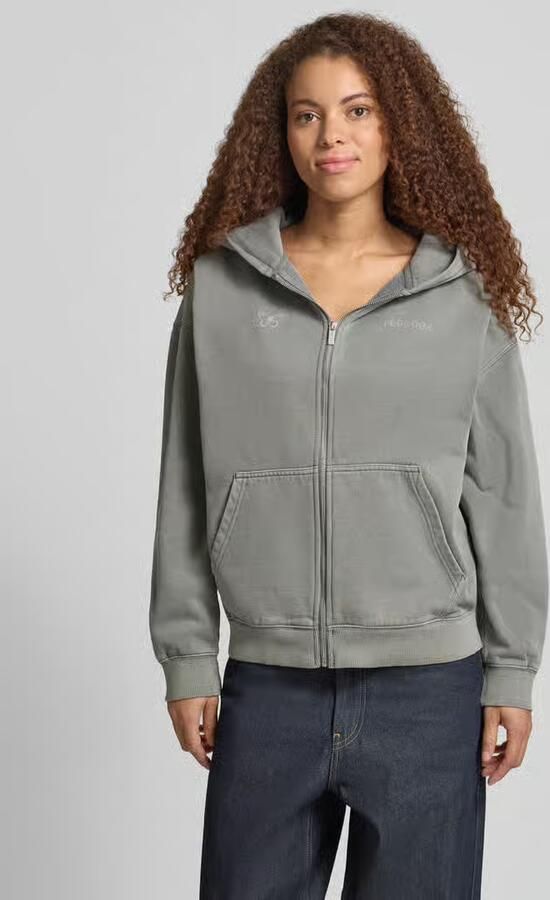 PEGADOR Loose fit sweatbroek met logo-stitching model 'Signar' - Foto 5
