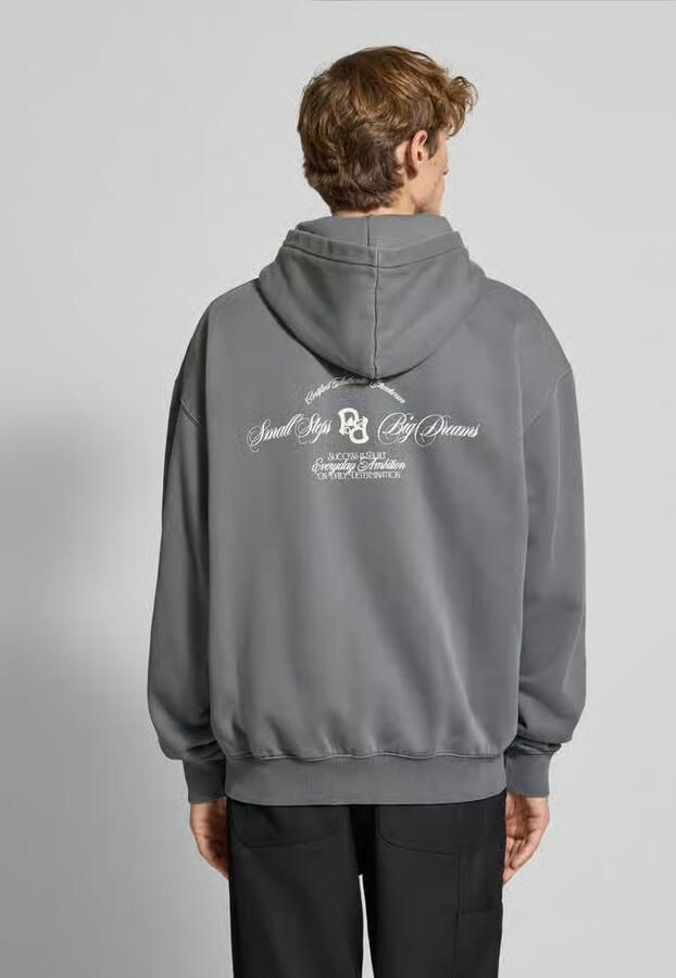 PEGADOR Oversized sweatjack met kangoeroezak model 'Peckert'
