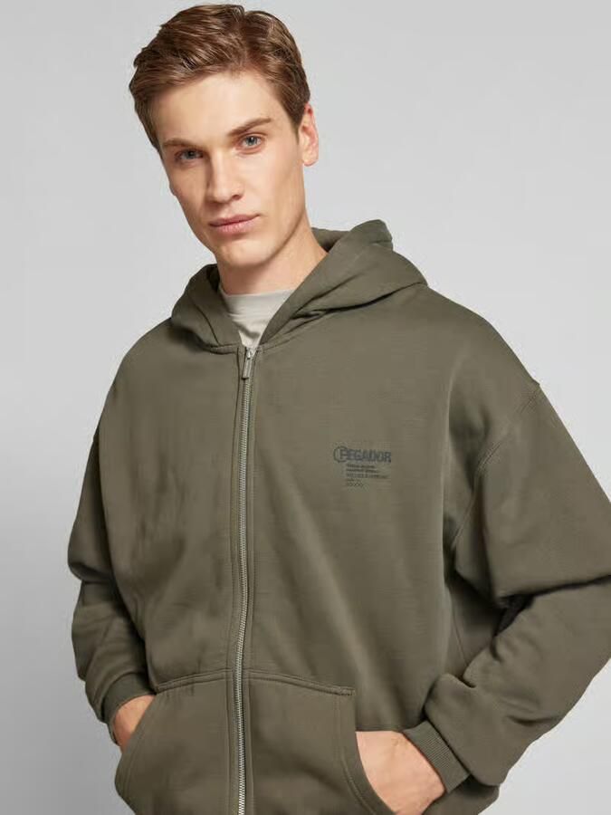 Pegador Oversized sweatjack met labelprint model 'MAHAN' - Foto 2
