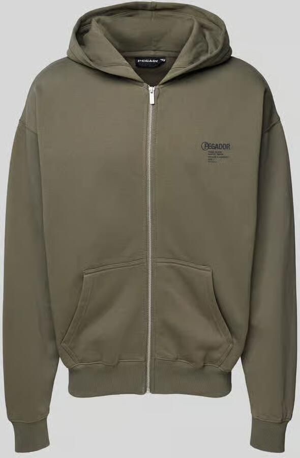 Pegador Oversized sweatjack met labelprint model 'MAHAN'